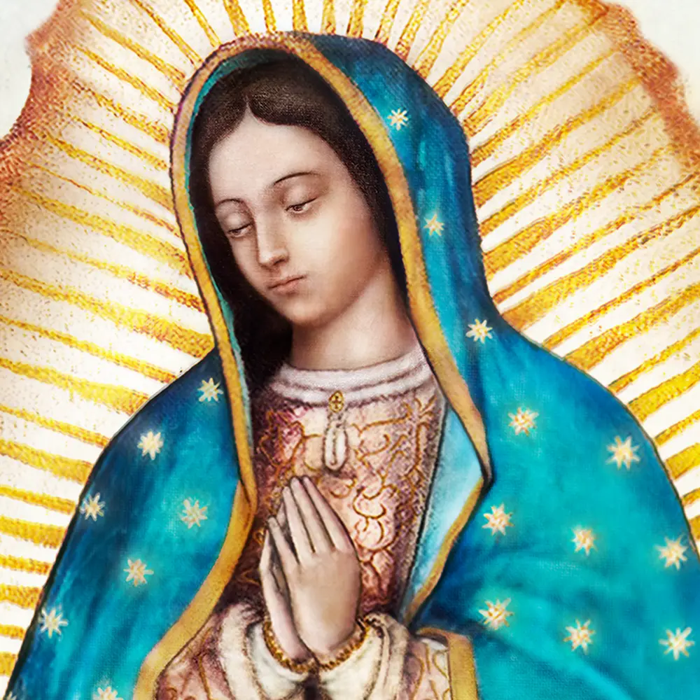 Our Lady of Guadalupe Close Up Display Image