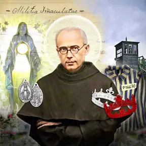 Saint Maximilian Maria Kolbe Religious Art By Artist Richard L George Home Page Sisplay Image