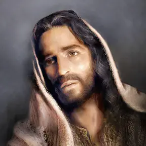 Portrait of Jesus Christ-Merciful Savior Religious Artwork By Artist R.L. George